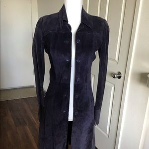 Purple Suede Coat